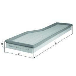Filtre d'habitacle LX 582/1