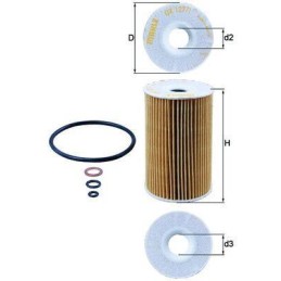 Filtre a huile OX127/1D