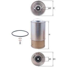 Filtre a huileOX38D