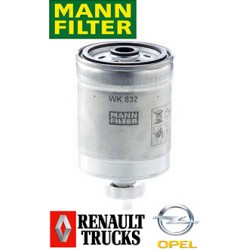 Filtre à carburant MANN-FILTER - WK 832