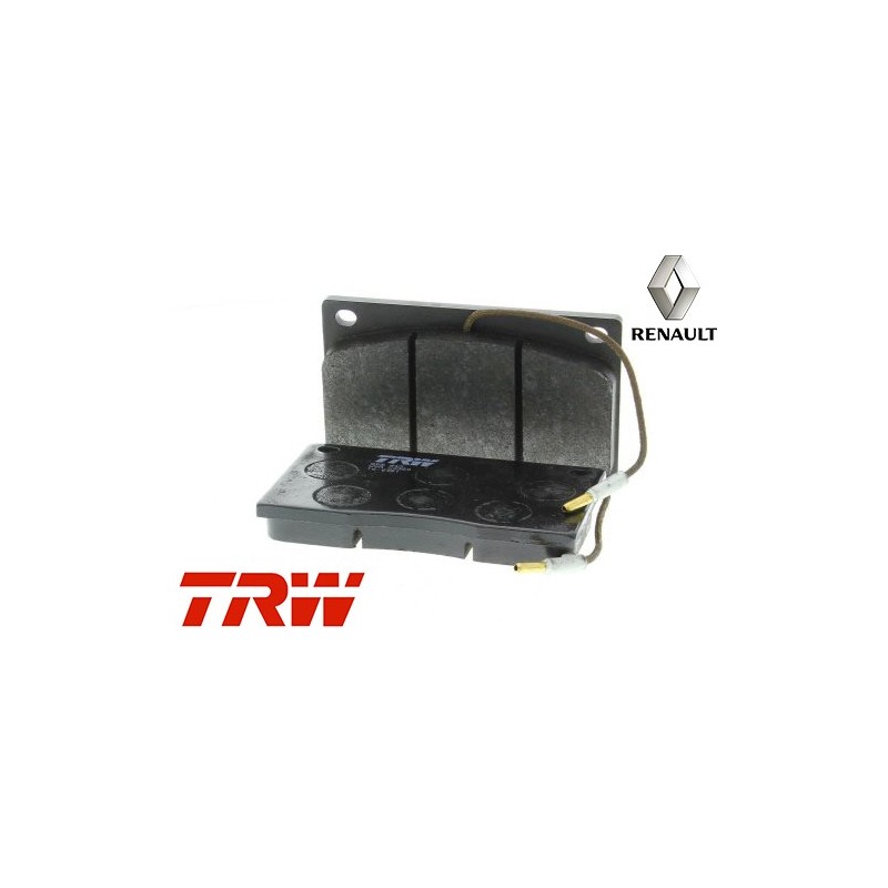 Jeu de 4 plaquettes de frein (plaquette de frein) TRW - GDB443