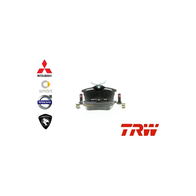 Jeu de 4 plaquettes de frein (plaquette de frein) TRW - GDB1314
