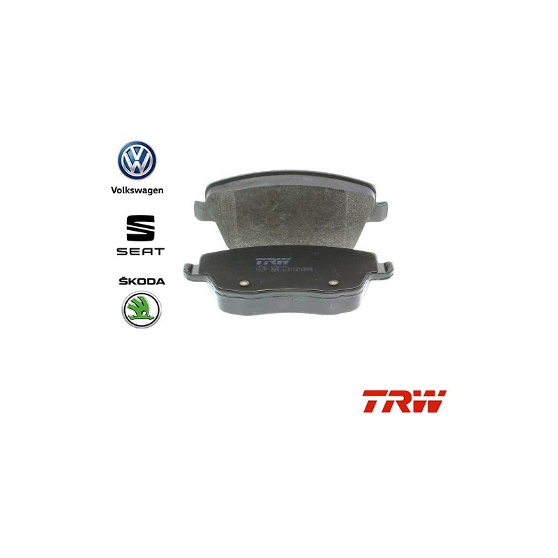Jeu de 4 plaquettes de frein (plaquette de frein) TRW - GDB1414