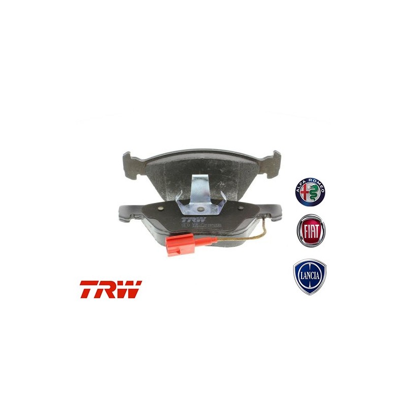 Jeu de 4 plaquettes de frein (plaquette de frein) TRW - GDB1445