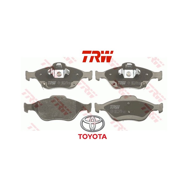 Jeu de 4 plaquettes de frein (plaquette de frein) TRW - GDB3457