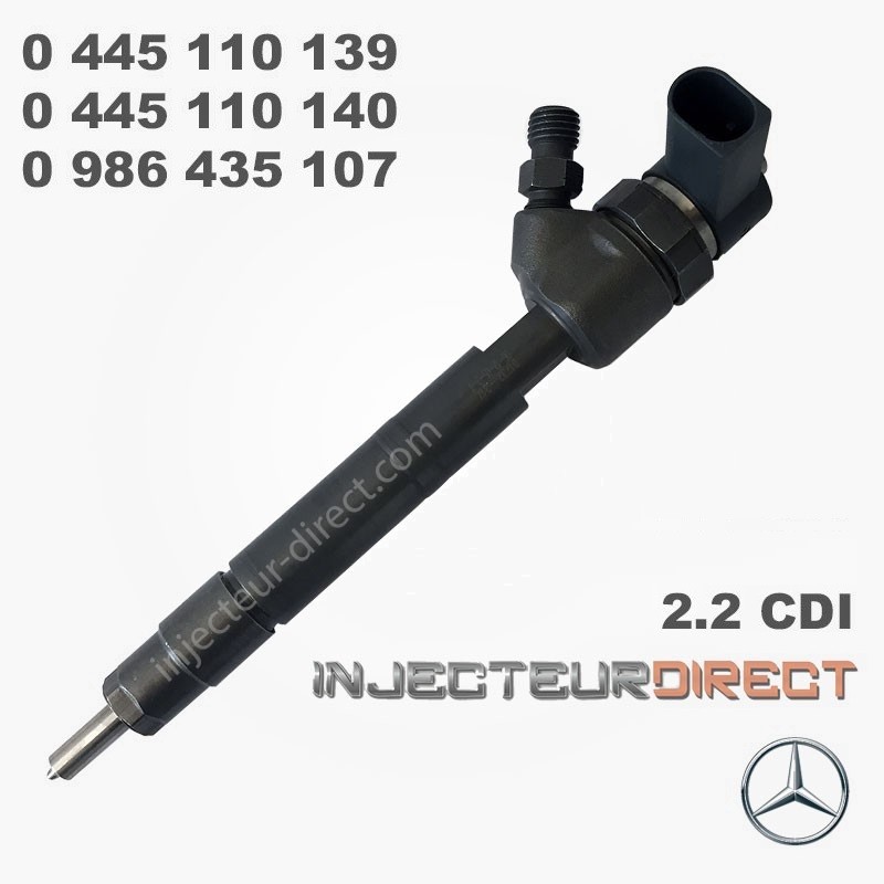 Mercedes 120 CDI Vito Injecteur Fuite Off Connecteur Pour BOSCH 0445 115 027 X 1