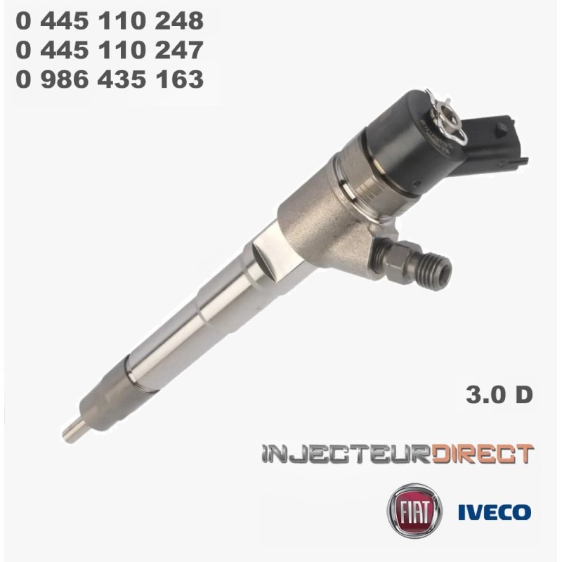 injecteur pour fiat ducato 3,0 d 158 cv - 0445110248 