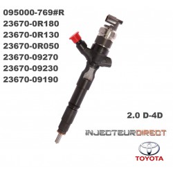 INJECTEUR DENSO 23670‐0R180 DCRI107690