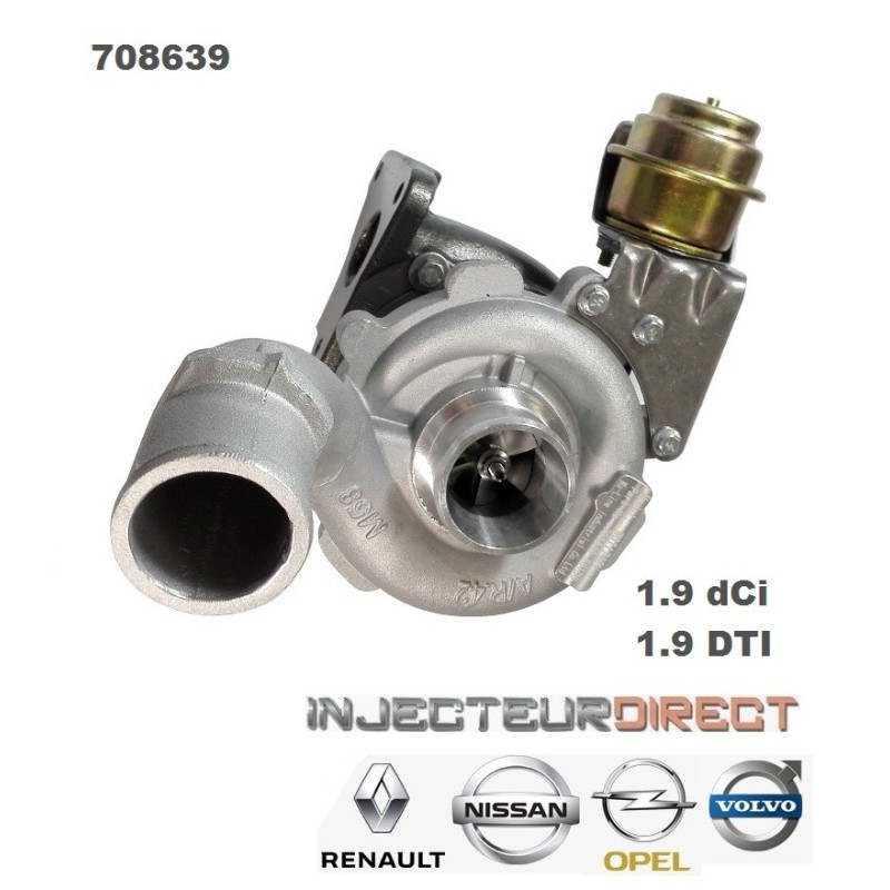 TURBO GARRETT 708639 RENAULT NISSAN 1.9 DCI