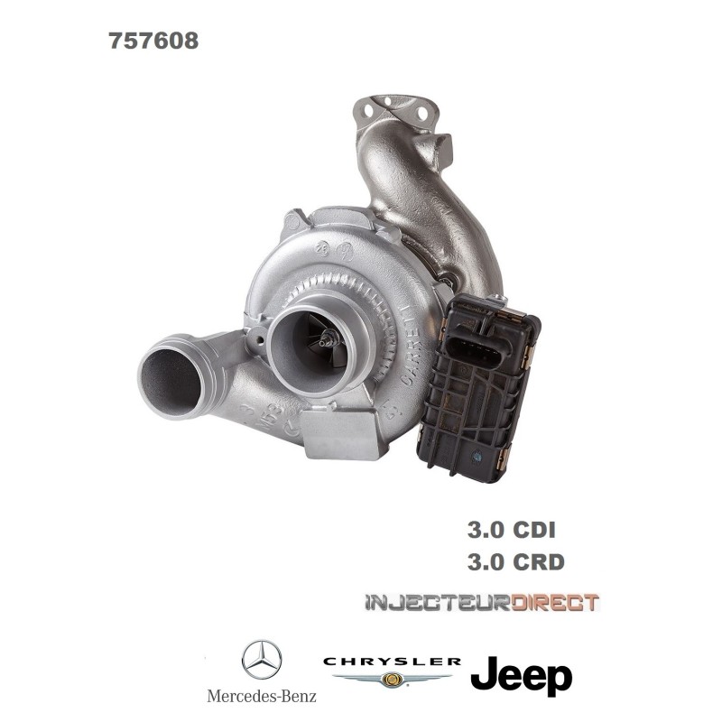 TURBO GARRETT 757608 3.0 CRD/CDI