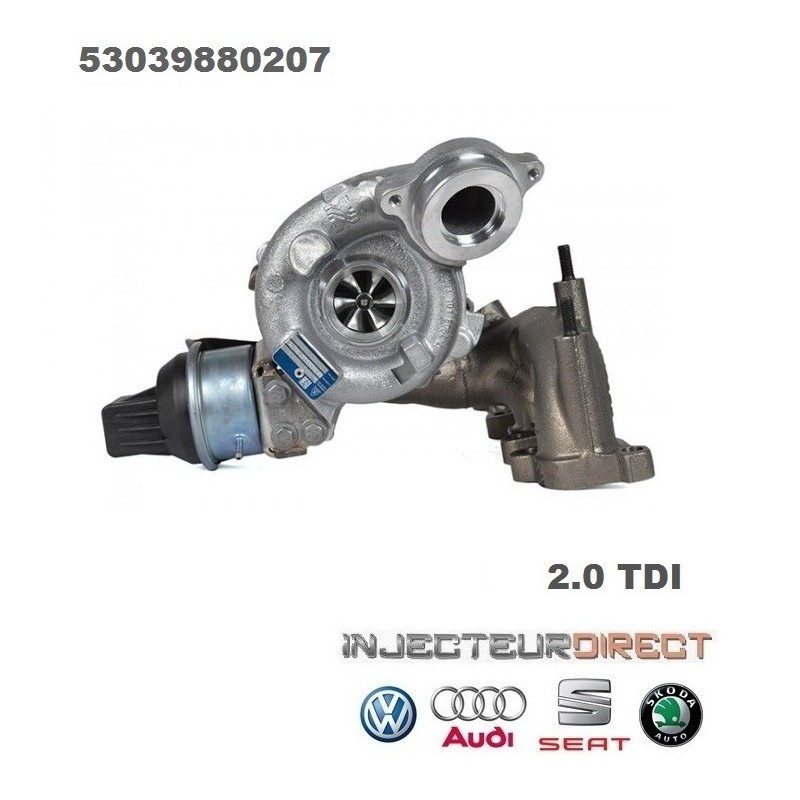 TURBO BORGWARNER KKK 53039880207 2.0 TDI 170 cv