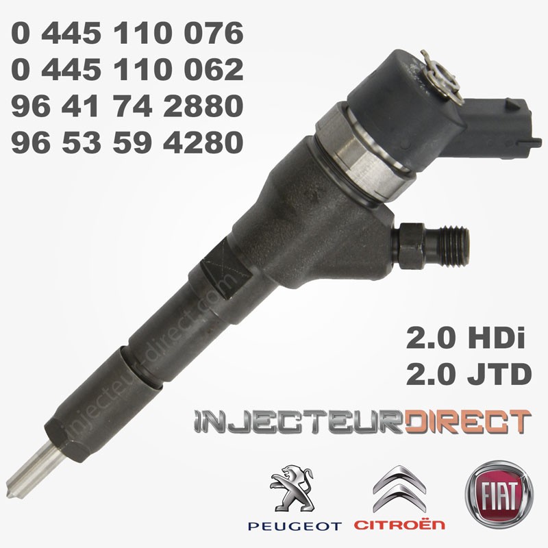 0445110062 Injektor Citroen, Fiat, Peugeot 2.0 HDi Bosch ( 9641742880