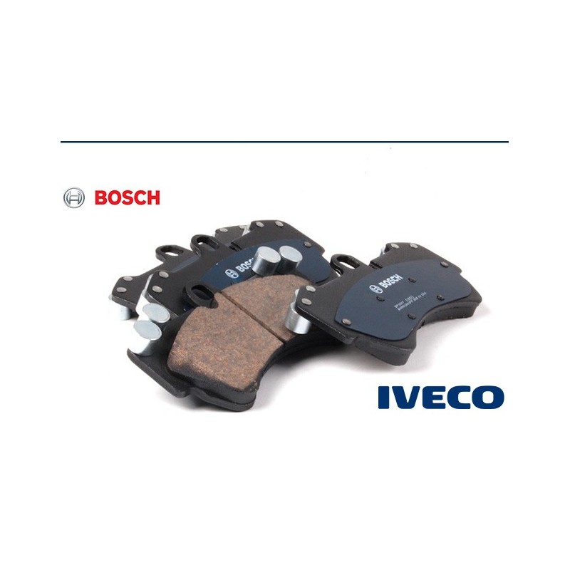 certification ECE-R90-1 jeu de 4 plaquettes Essieu arrière Bosch BP1020 Plaquettes de frein 